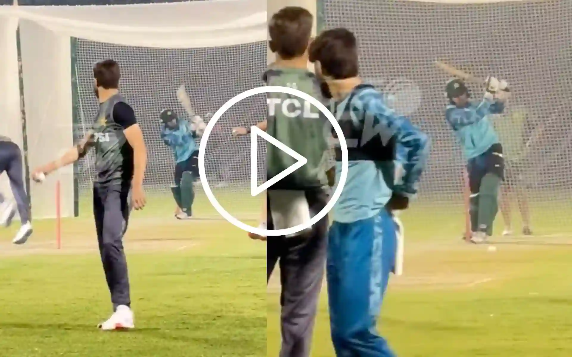 [Watch] Shaheen Afridi, Haris Rauf Taken To Cleaners By Pakistan X-Factor In Nets